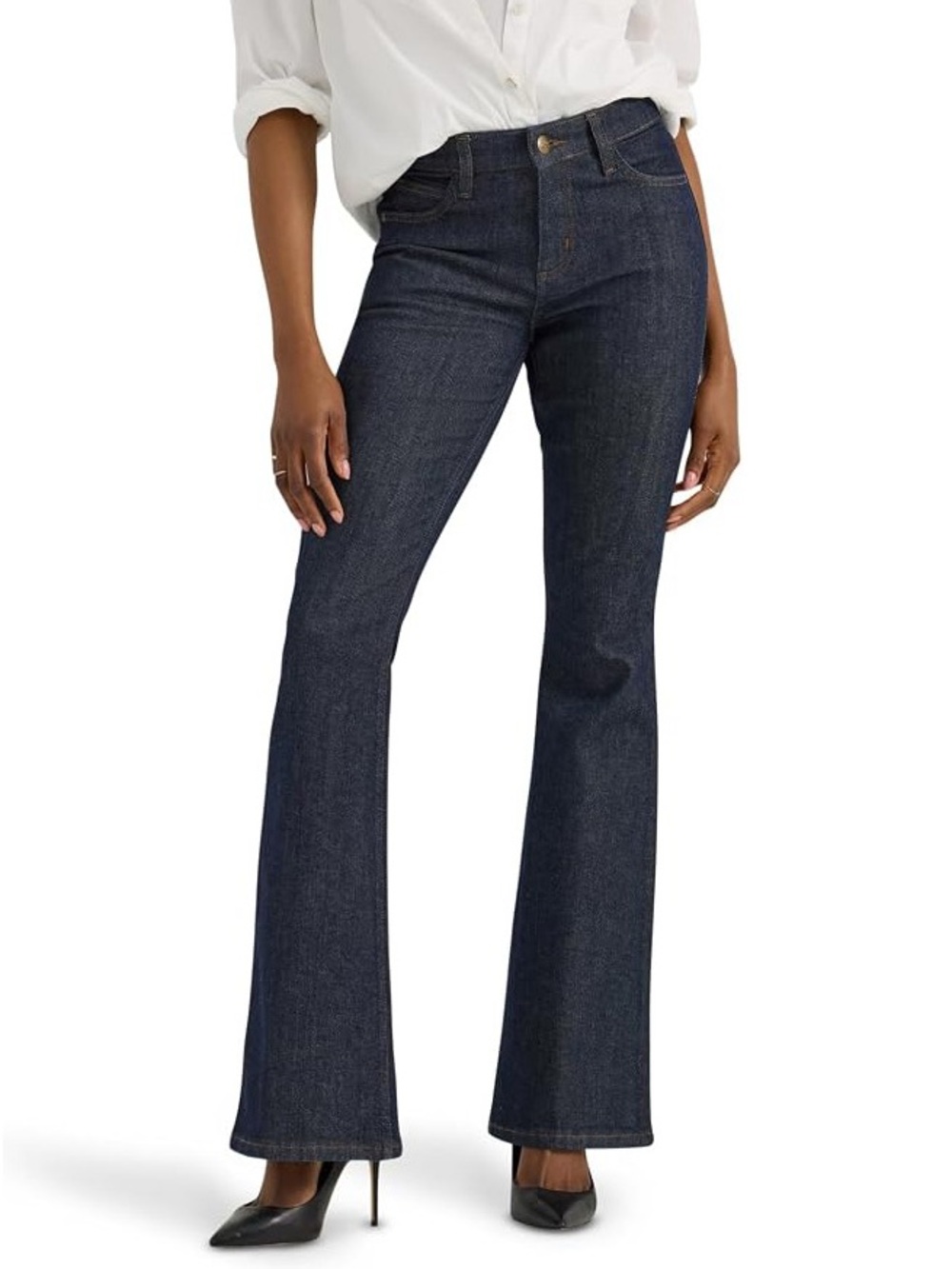 Lee Dark Indigo Flare Jeans